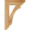 Ekena Millwork Imperial Slat Rough Sawn Bracket w/ Offset Brace, Western Red Cedar, 6"W x 18"D x 26"H BKT0604X18X26IMP06RWR - alternate 2